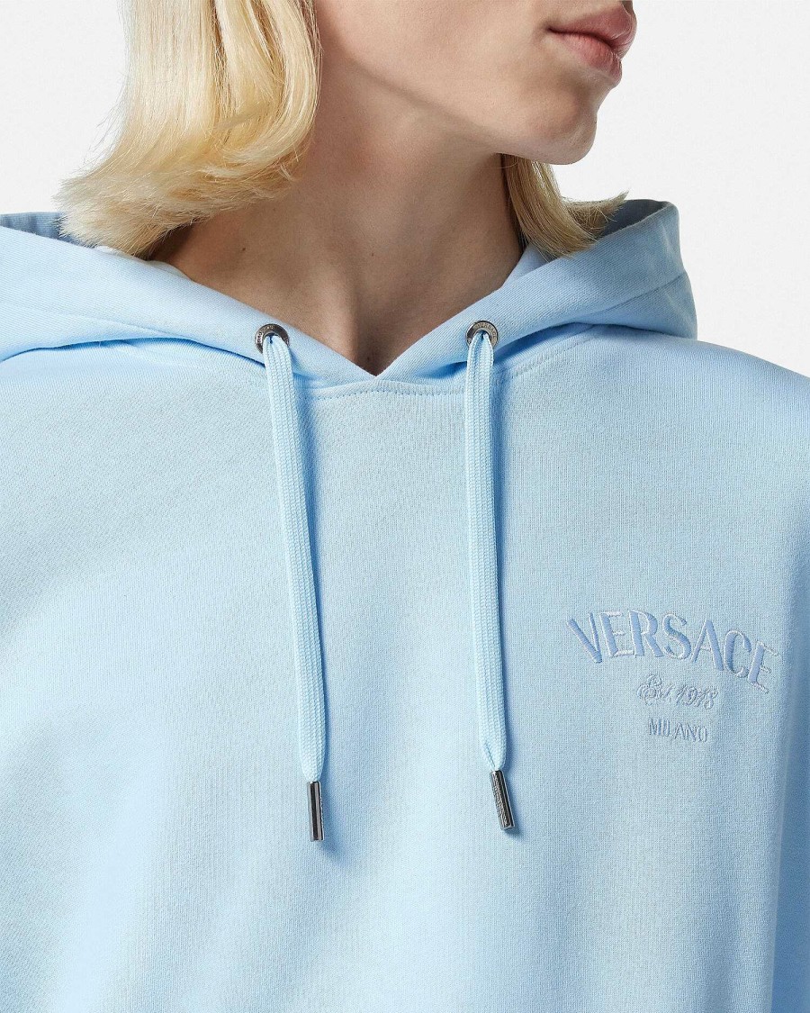 Clearance Versace Milano Stamp Hoodie Sweatshirts