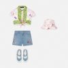 Hot Embroidered Kids Denim Shorts Clothing