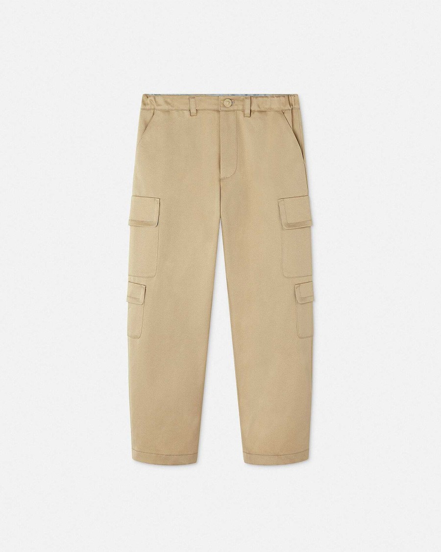 New Gabardine Cargo Kids Pants Clothing