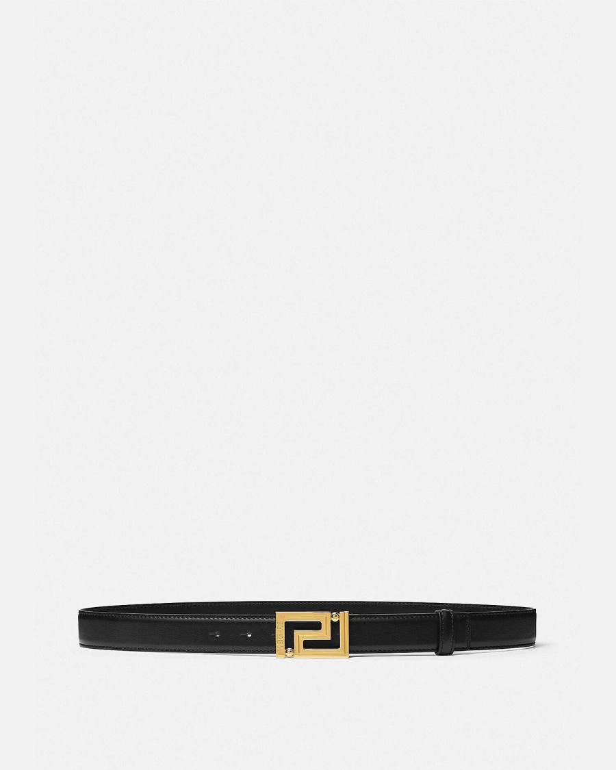 Online Greca Leather Belt Belts