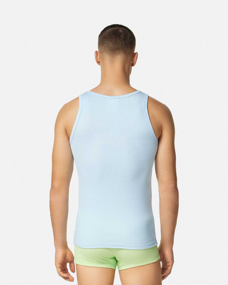 Online Logo Ribbed Tank Top T-Shirts & Polos