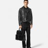 Clearance Leather Biker Jacket Jackets & Coats