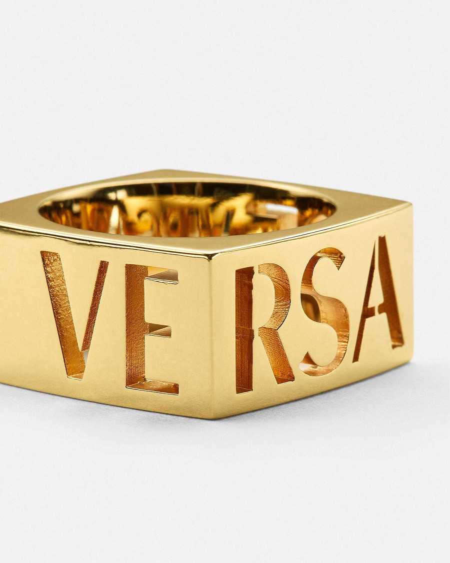 Clearance Medusa Logo Ring Rings