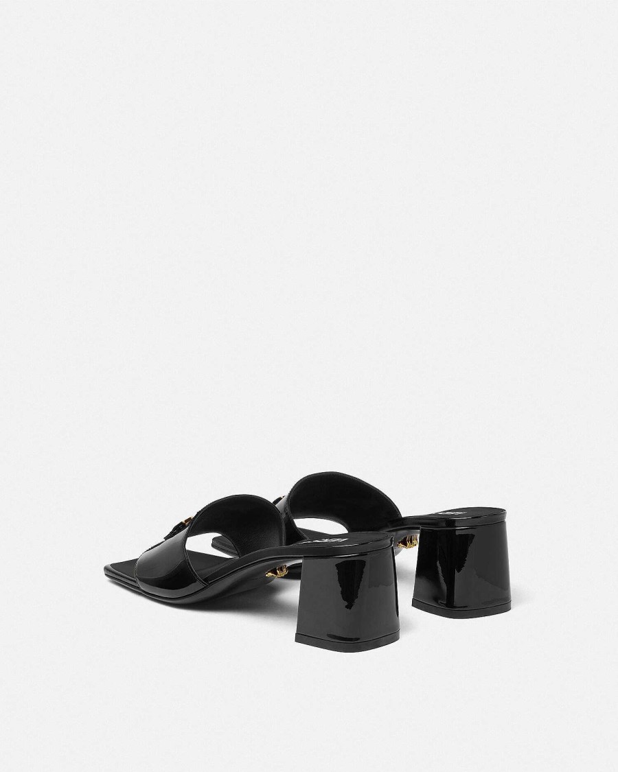 Clearance Medusa '95 Patent Mules 55 Mm Sandals