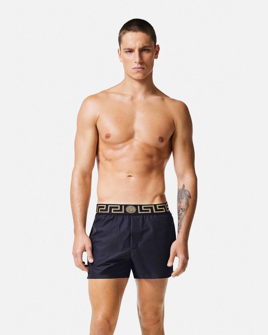 New Greca Border Swim Shorts Swimwear