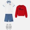 New Versace Nautical Logo Baby Sweater Clothing