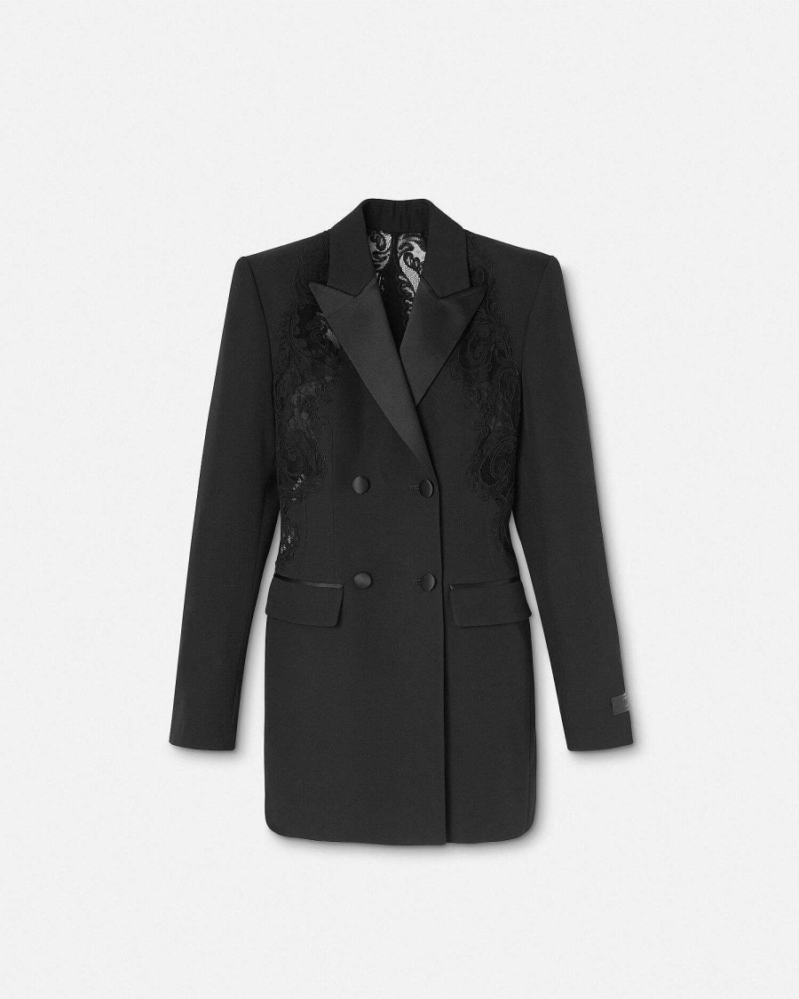 New Barocco Lace Blazer Dress Dresses