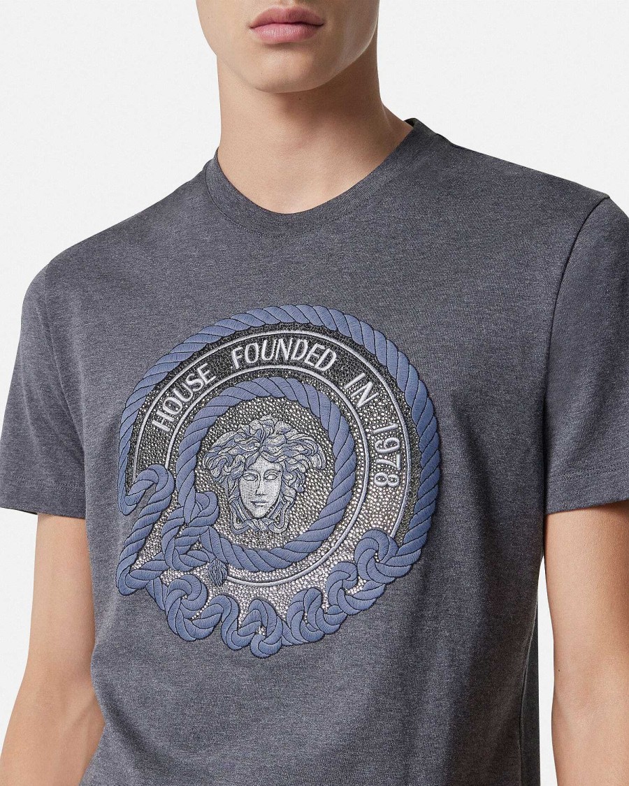 New Crystal Nautical Medusa T-Shirt T-Shirts & Polos