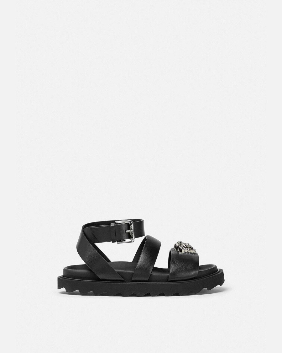 Wholesale La Medusa Leather Kids Sandals Shoes