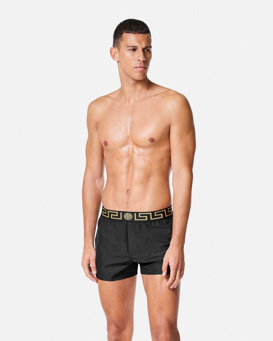 New Greca Border Swim Shorts Swimwear