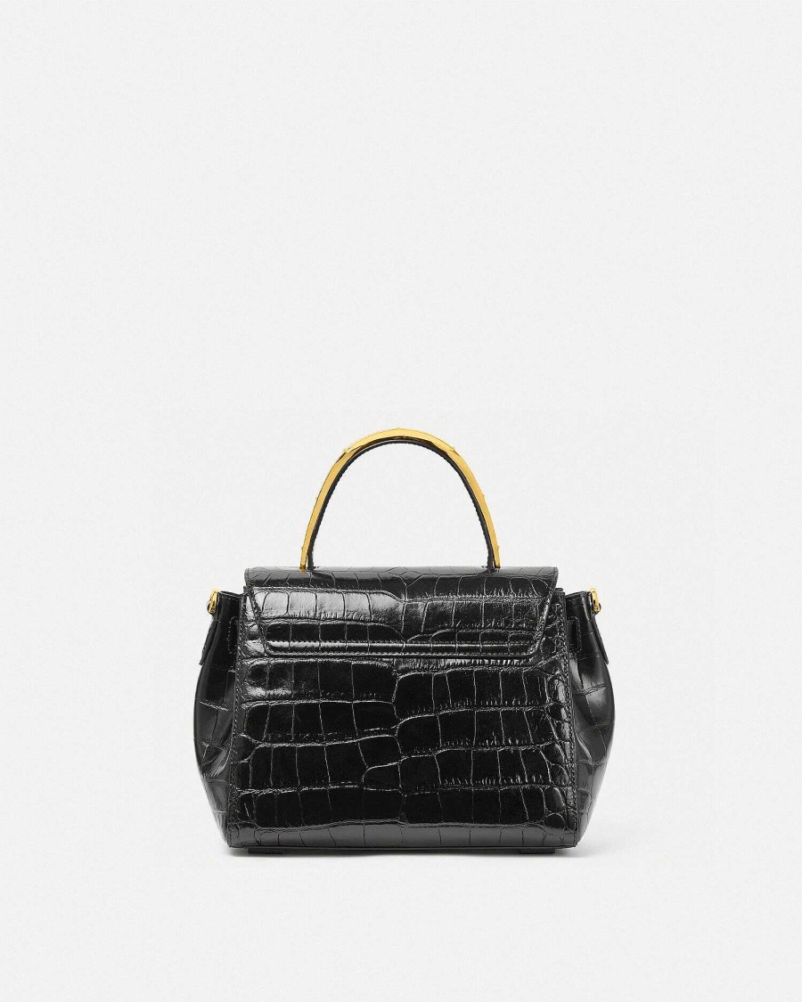 Wholesale Croc-Effect La Medusa Handbag Top Handle