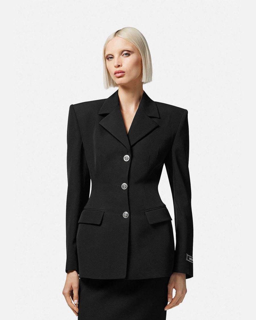 Clearance Hourglass Single-Breasted Blazer Blazer & Jackets