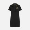 Wholesale V-Emblem Midi Polo Dress Clothing