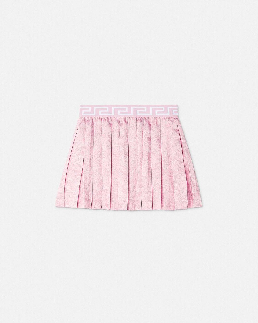 Hot Barocco Kids Pleated Skirt Clothing