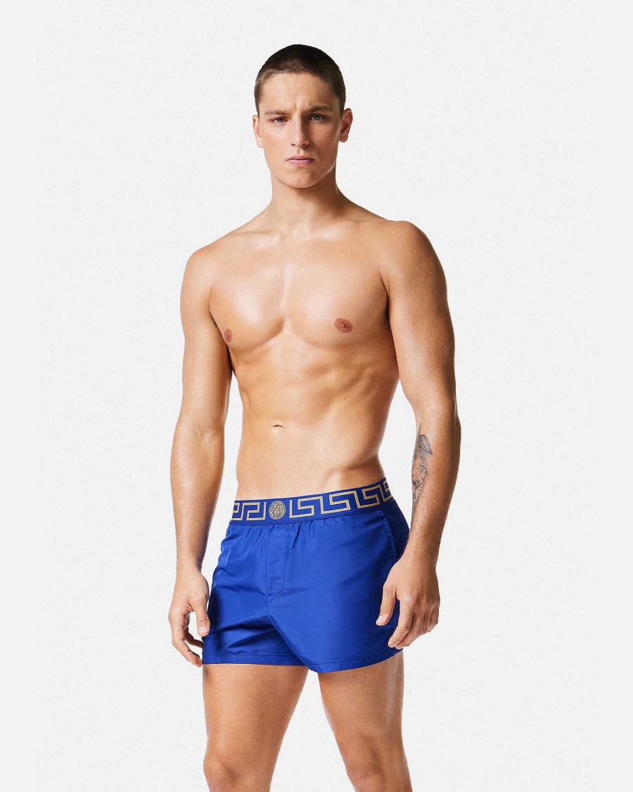 Hot Greca Border Swim Shorts Swimwear