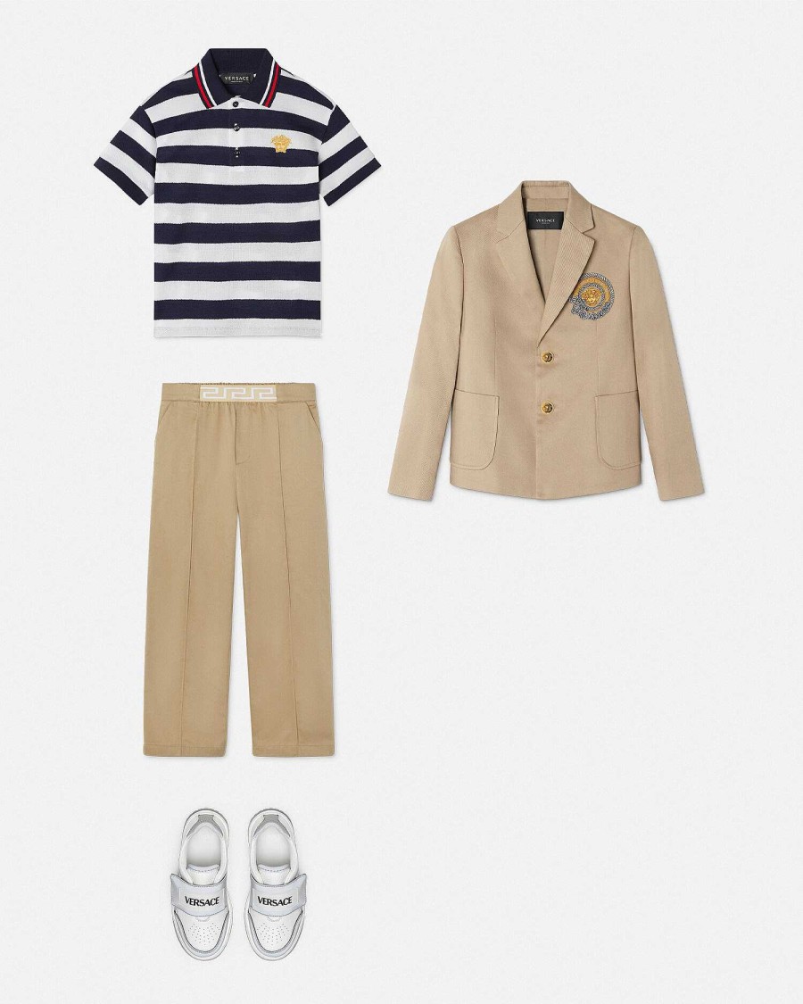 Online Nautical Medusa Gabardine Kids Blazer Clothing