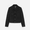 Clearance Wool Twill Blouson Jacket Jackets & Coats