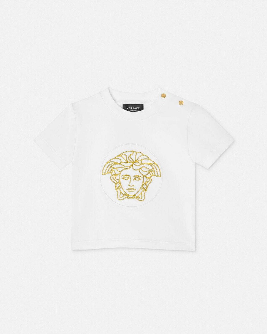 New Embroidered Medusa Baby T-Shirt Clothing