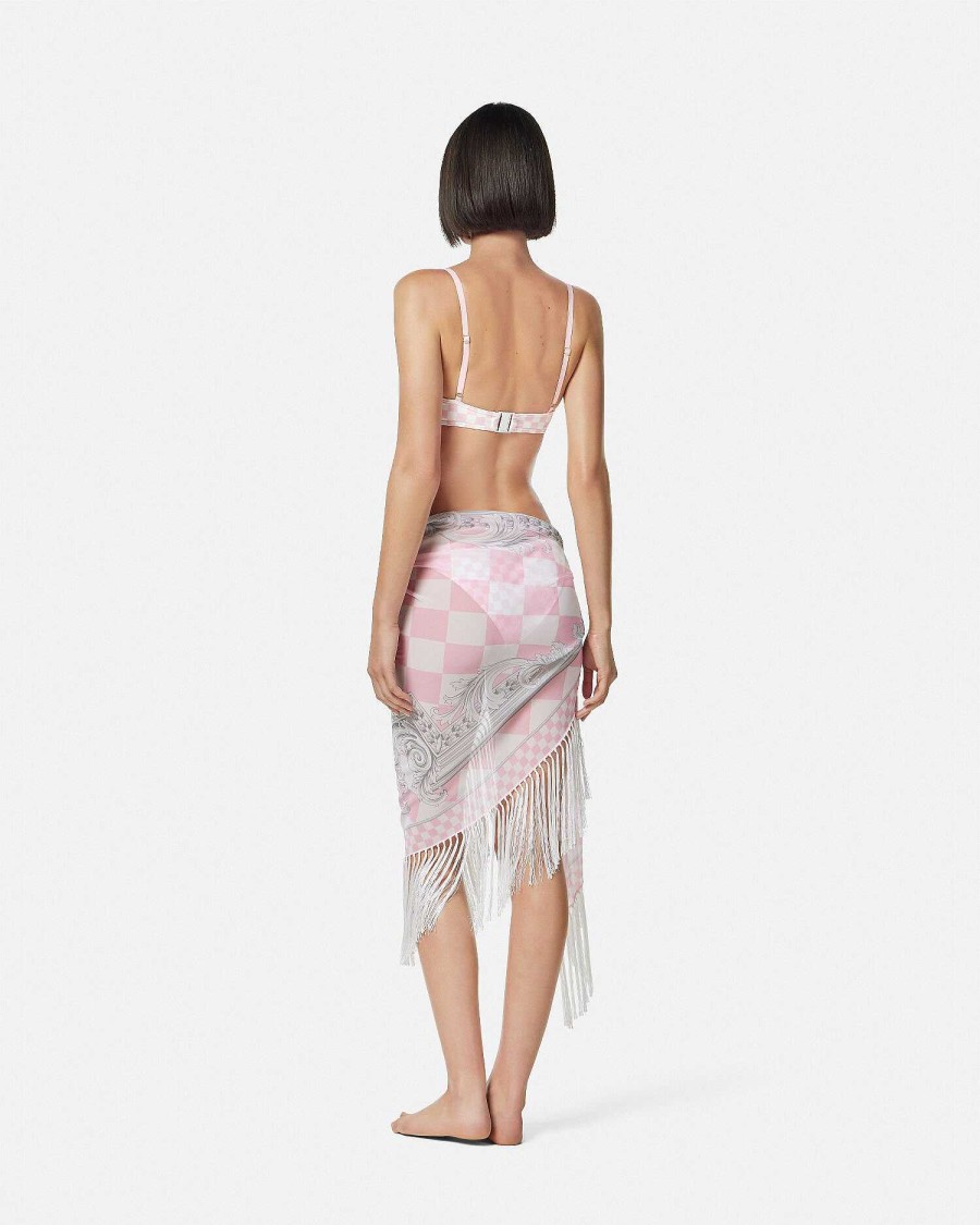 Online Medusa Contrasto Pareo Cover-Up Beach Clothing & Accessories