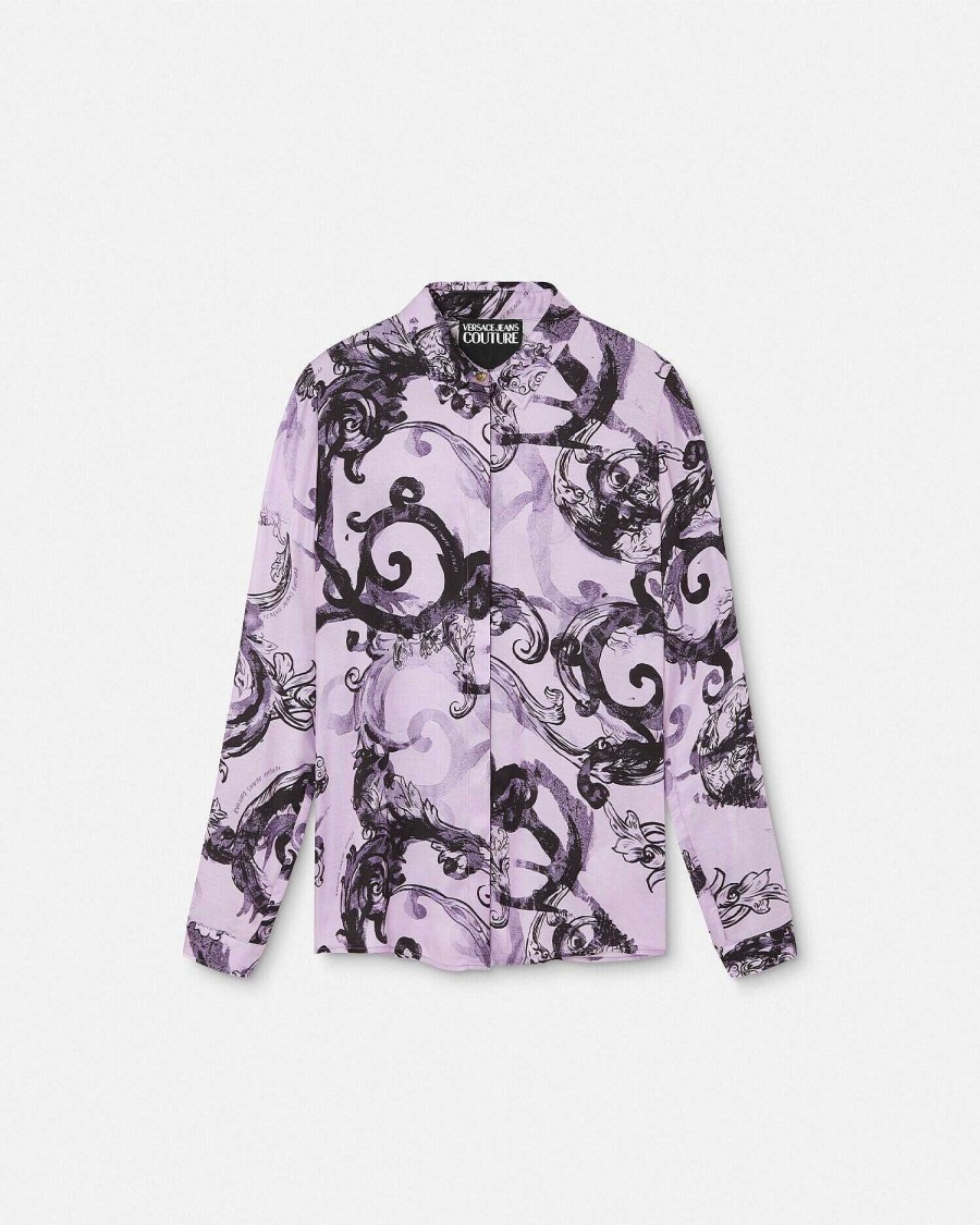 Clearance Watercolor Couture Shirt Clothing