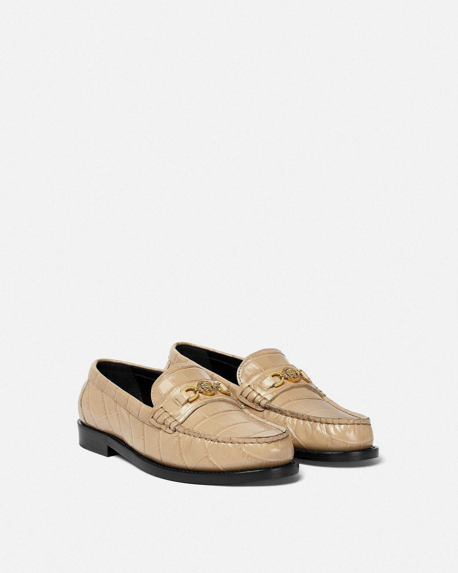 Clearance Croc-Effect Medusa '95 Loafers Loafers & Flats