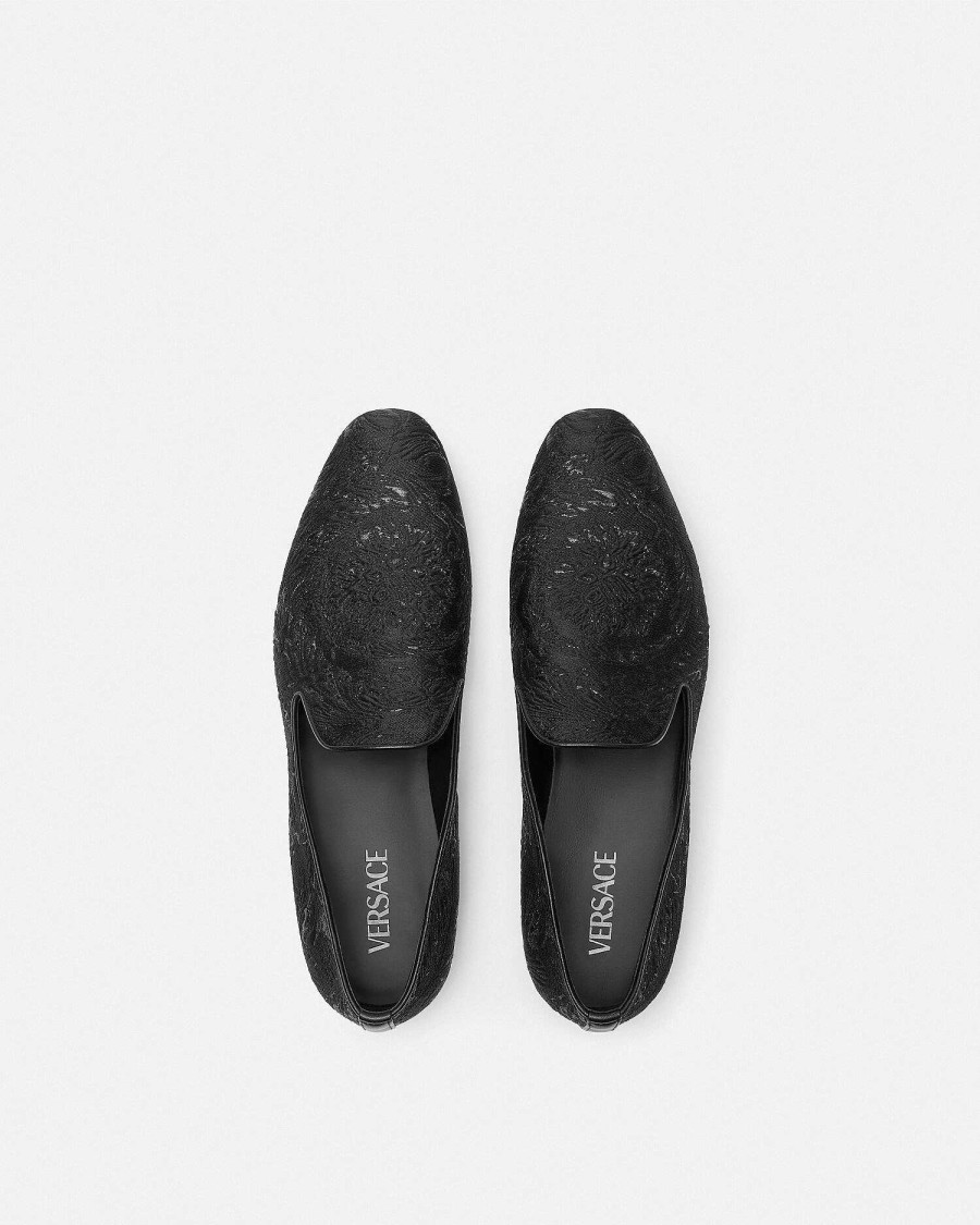 Hot Barocco Jacquard Slippers Loafers & Slippers