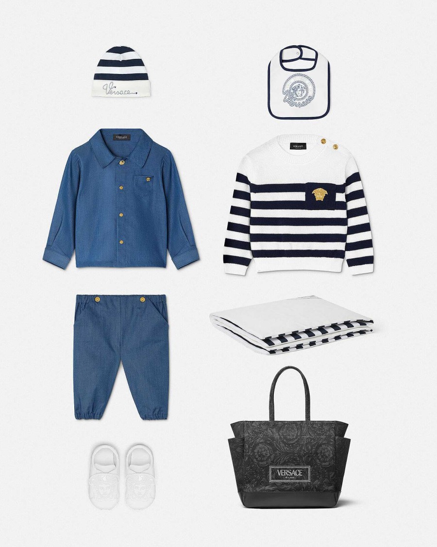 Online Chambray Denim Baby Pants Clothing