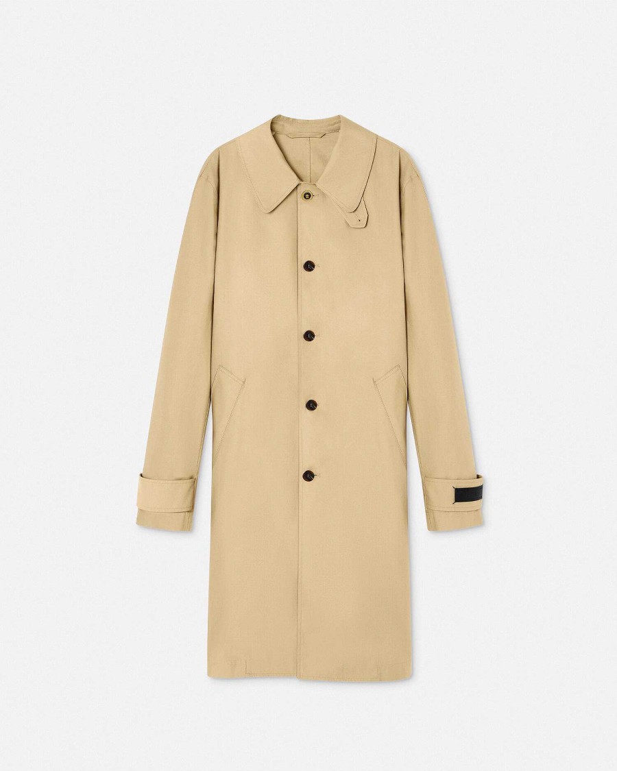 Best Barocco Panelled Gabardine Trench Coat Jackets & Coats