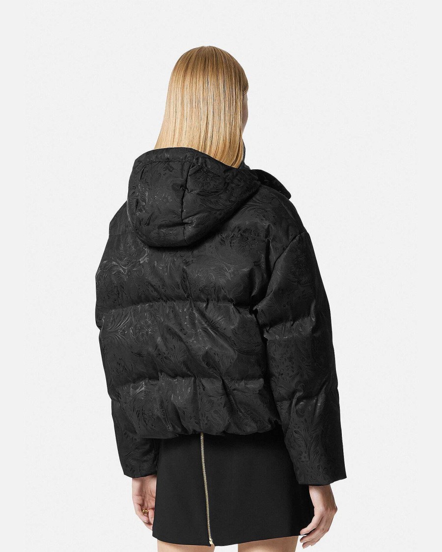 New Barocco Silhouette Puffer Jacket Outerwear & Coats