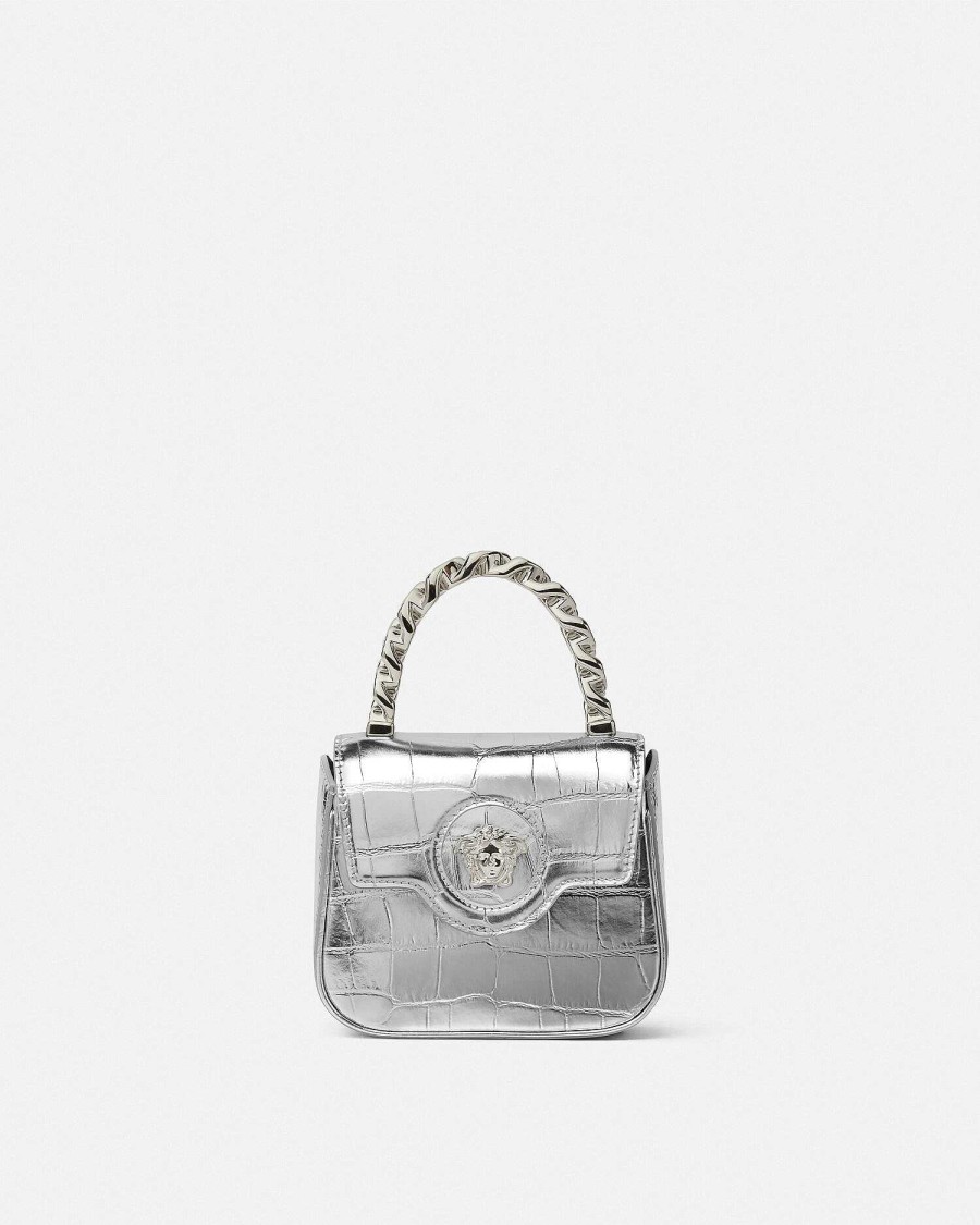 New La Medusa Metallic Mini Bag Top Handle