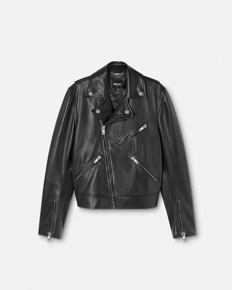 Clearance Leather Biker Jacket Jackets & Coats