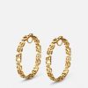 New Logo Hoop Earrings Earrings