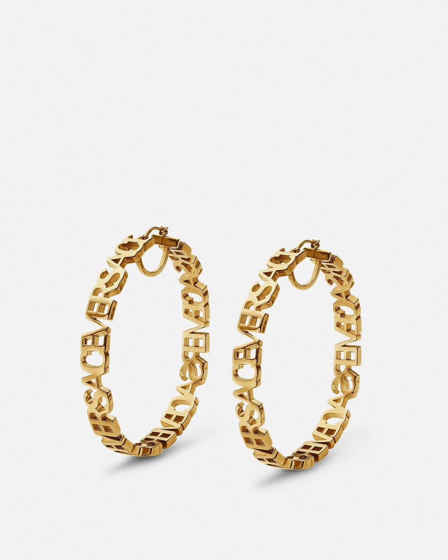 New Logo Hoop Earrings Earrings