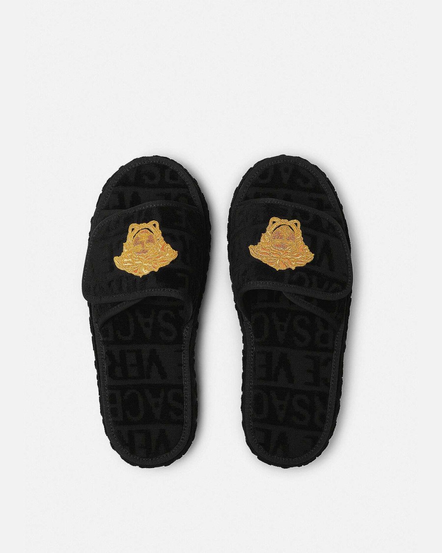 Best Versace Allover Slippers Slippers