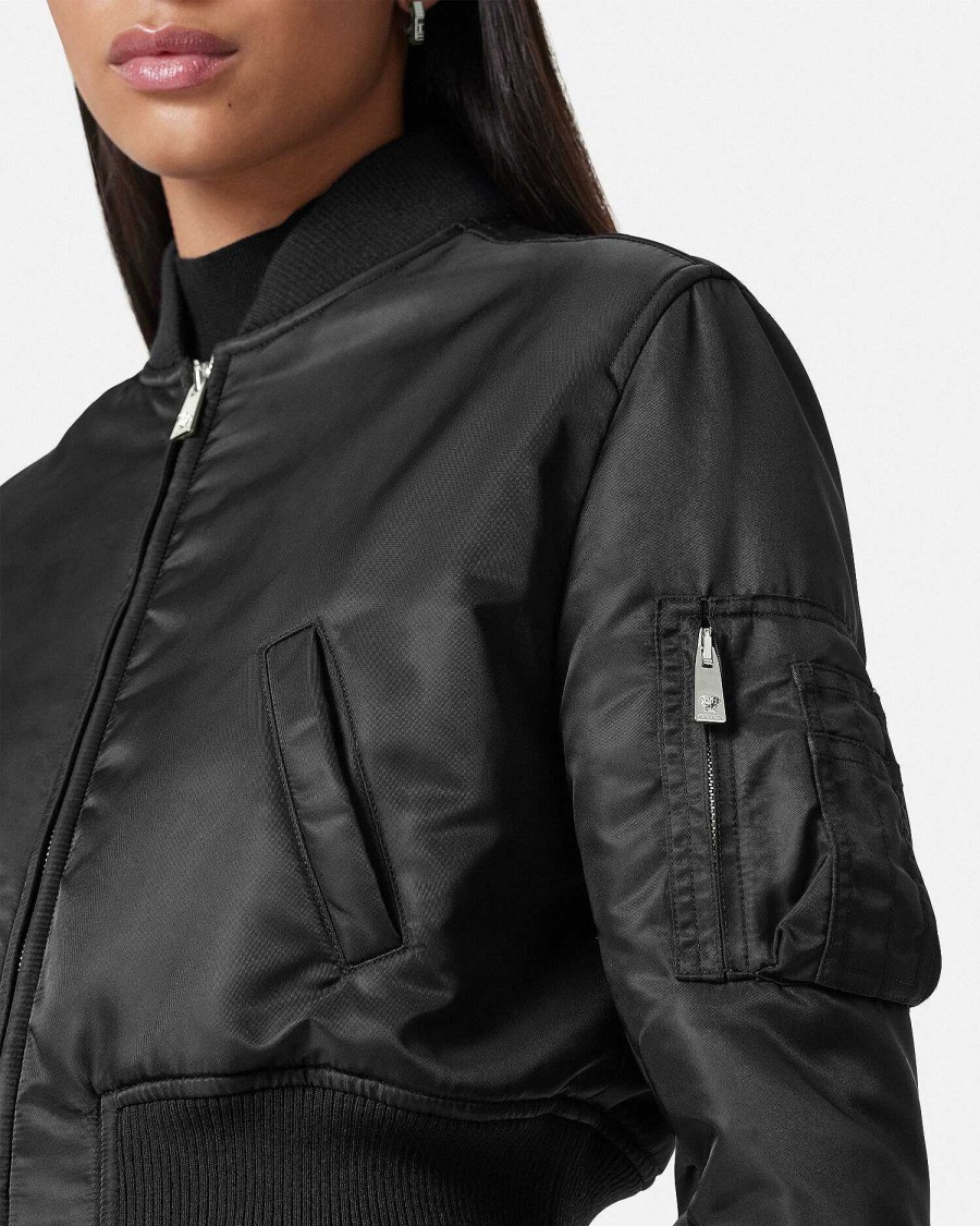 Hot Cropped Bomber Jacket Outerwear & Coats