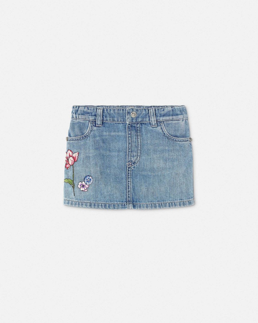 Wholesale Embroidered Baby Denim Skirt Clothing