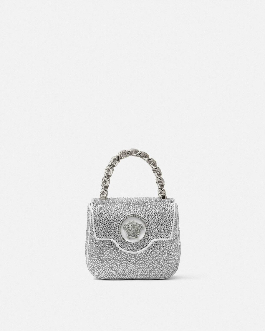 New Crystal La Medusa Mini Bag Top Handle