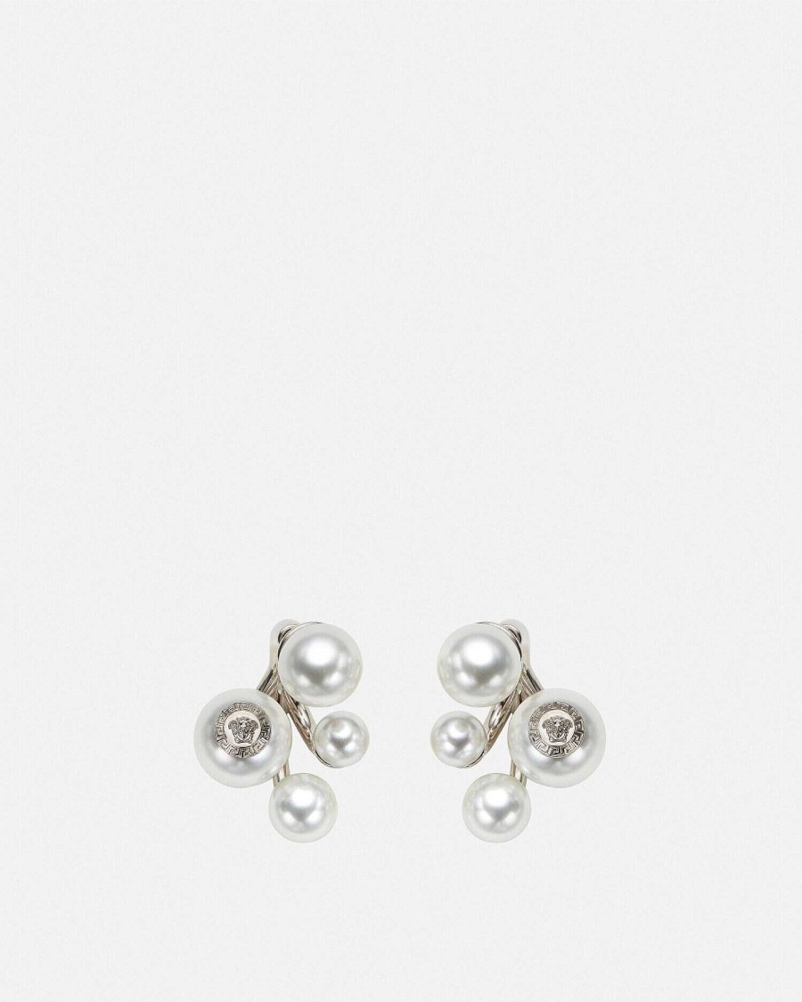 Clearance Medusa Pearl Earrings Earrings