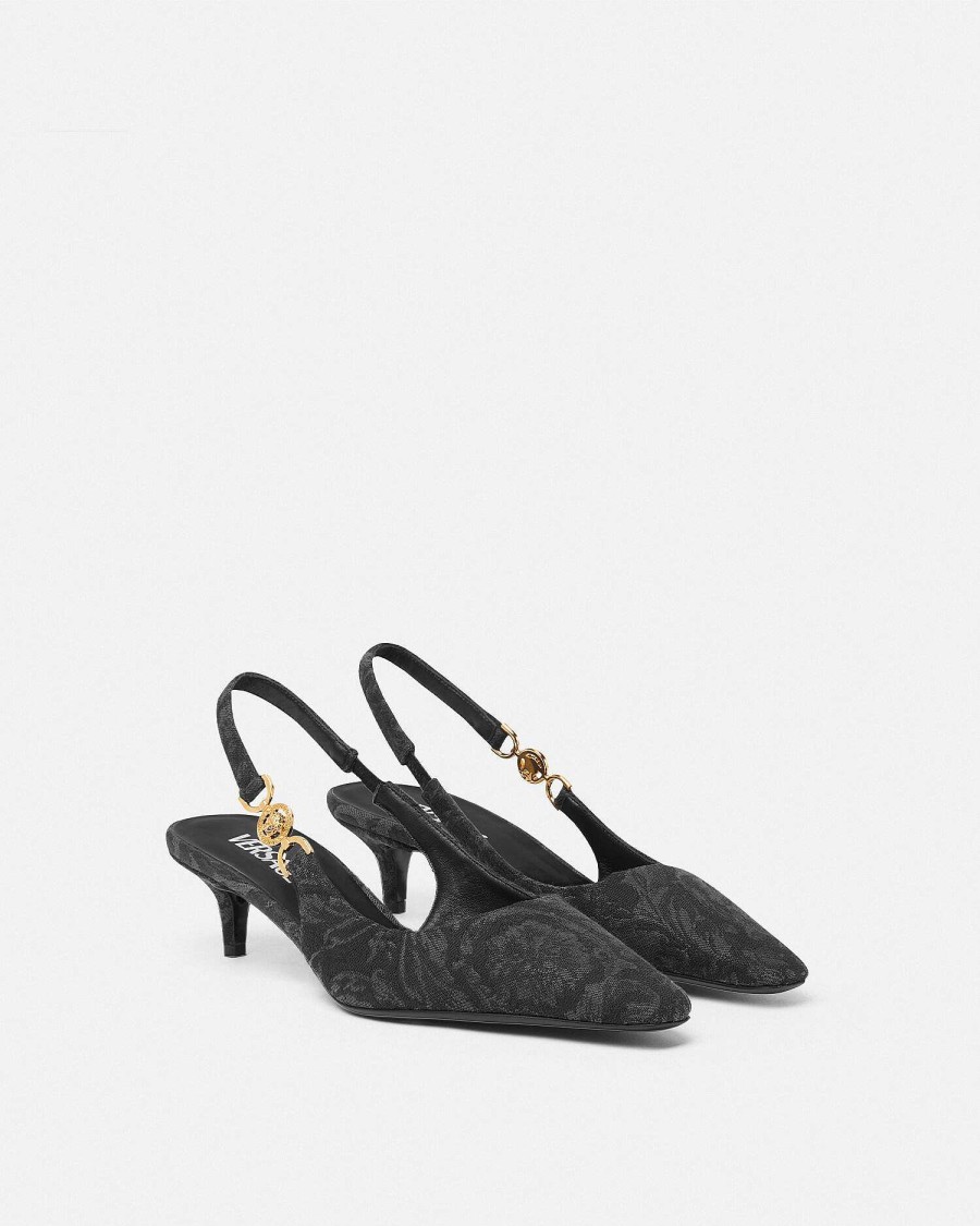 Best Barocco Medusa '95 Slingback Pumps 40 Mm Pumps & Slingbacks