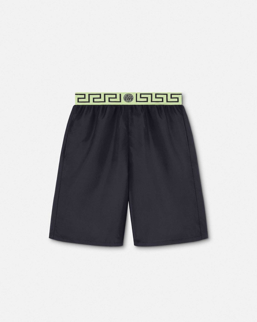 Online Greca Border Long Boardshorts Swimwear