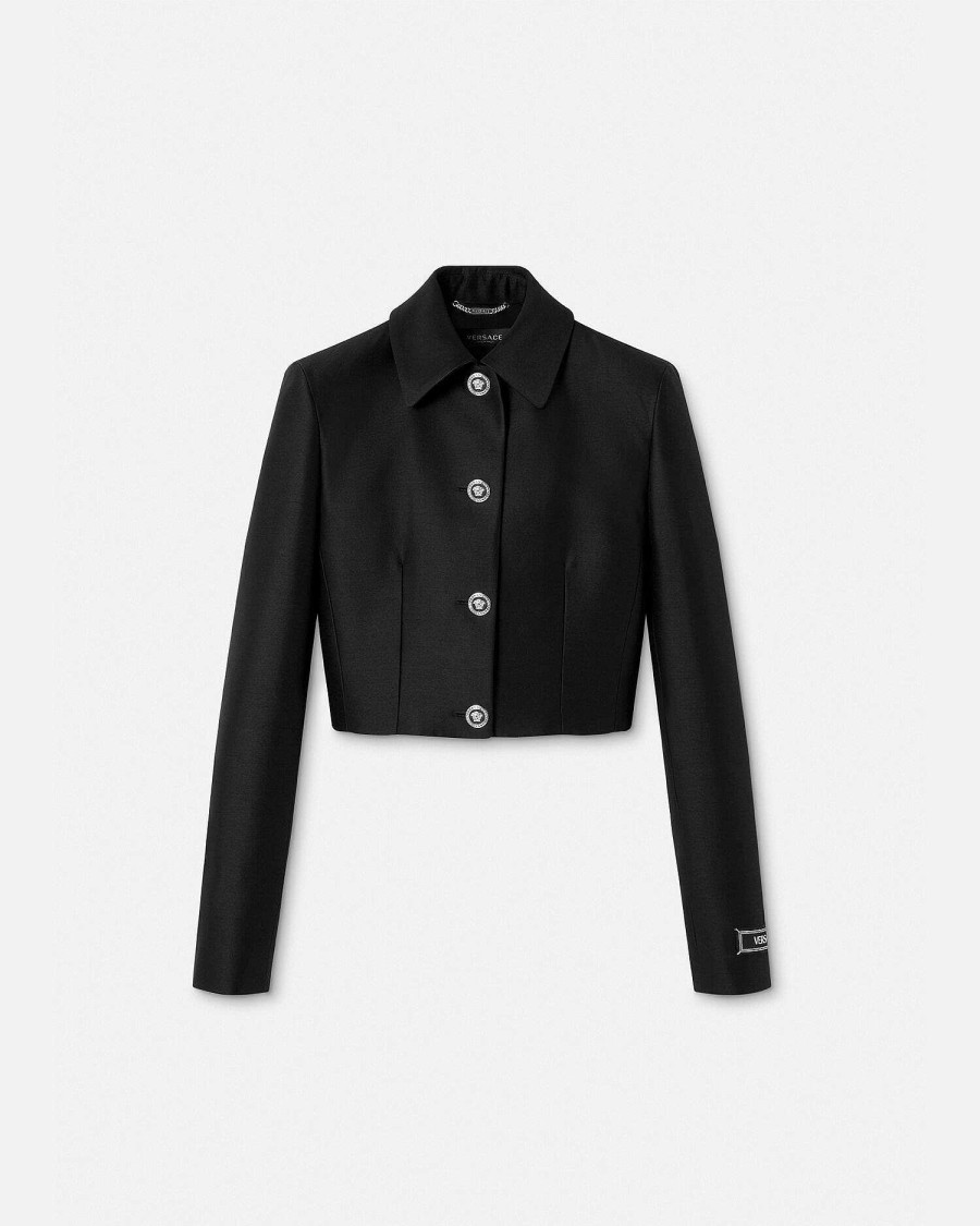 Hot Crop Blouson Jacket Blazer & Jackets