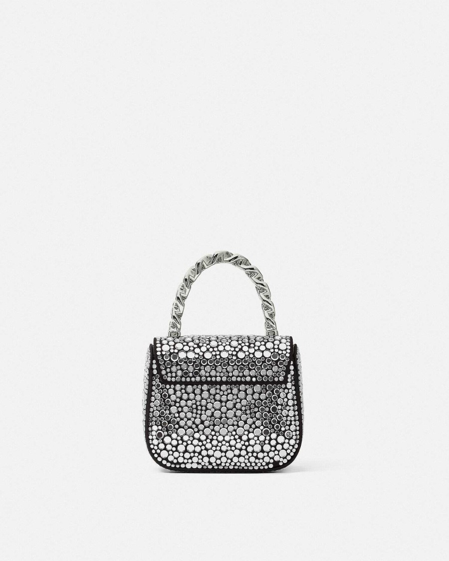 Clearance Crystal La Medusa Mini Bag Top Handle