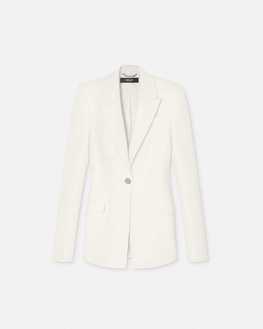 Online Single-Breasted Dv Blazer Blazer & Jackets