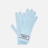 Online 90S Vintage Logo Knit Gloves Soft Accessories