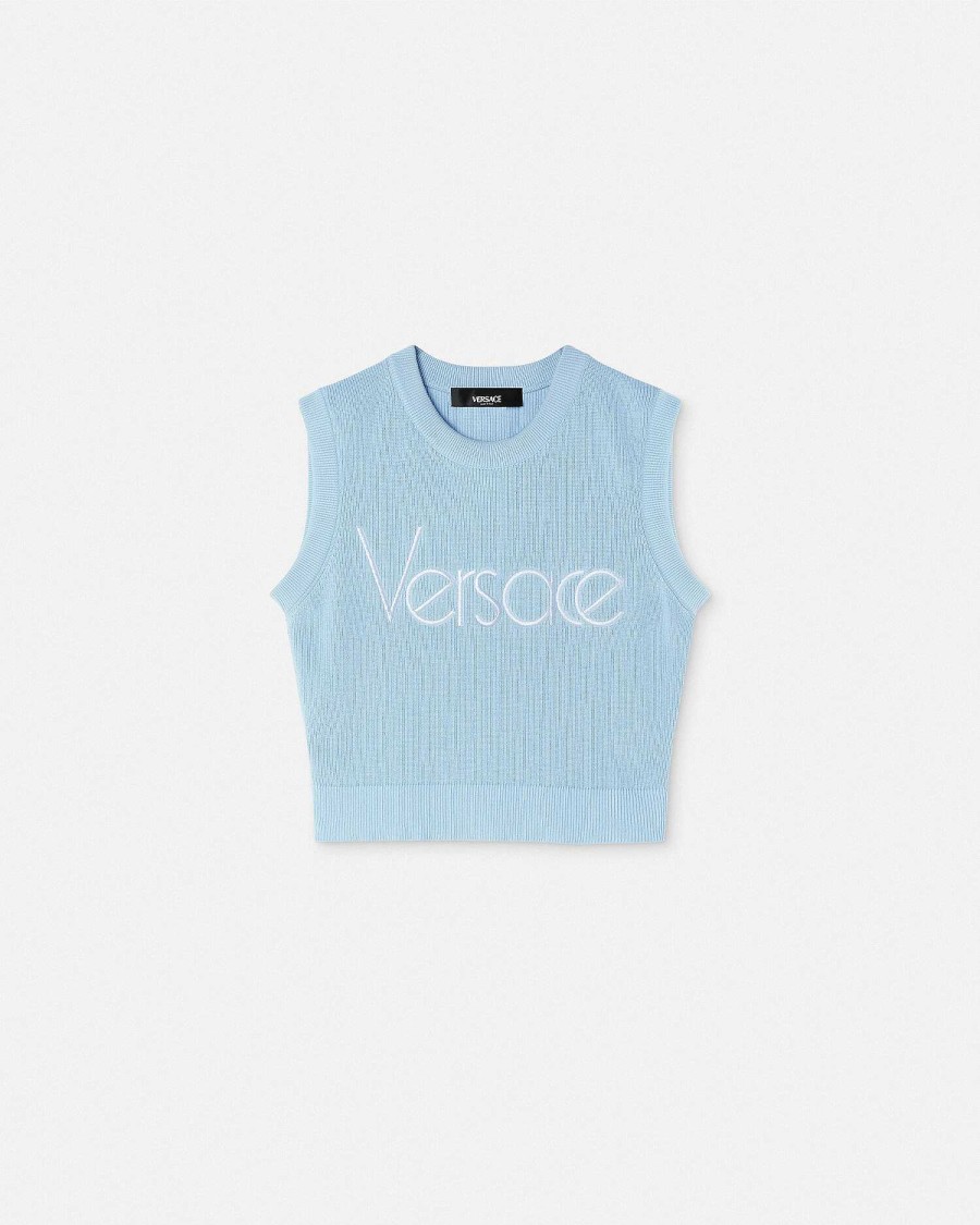 Wholesale 1978 Re-Edition Logo Knit Vest Knitwear