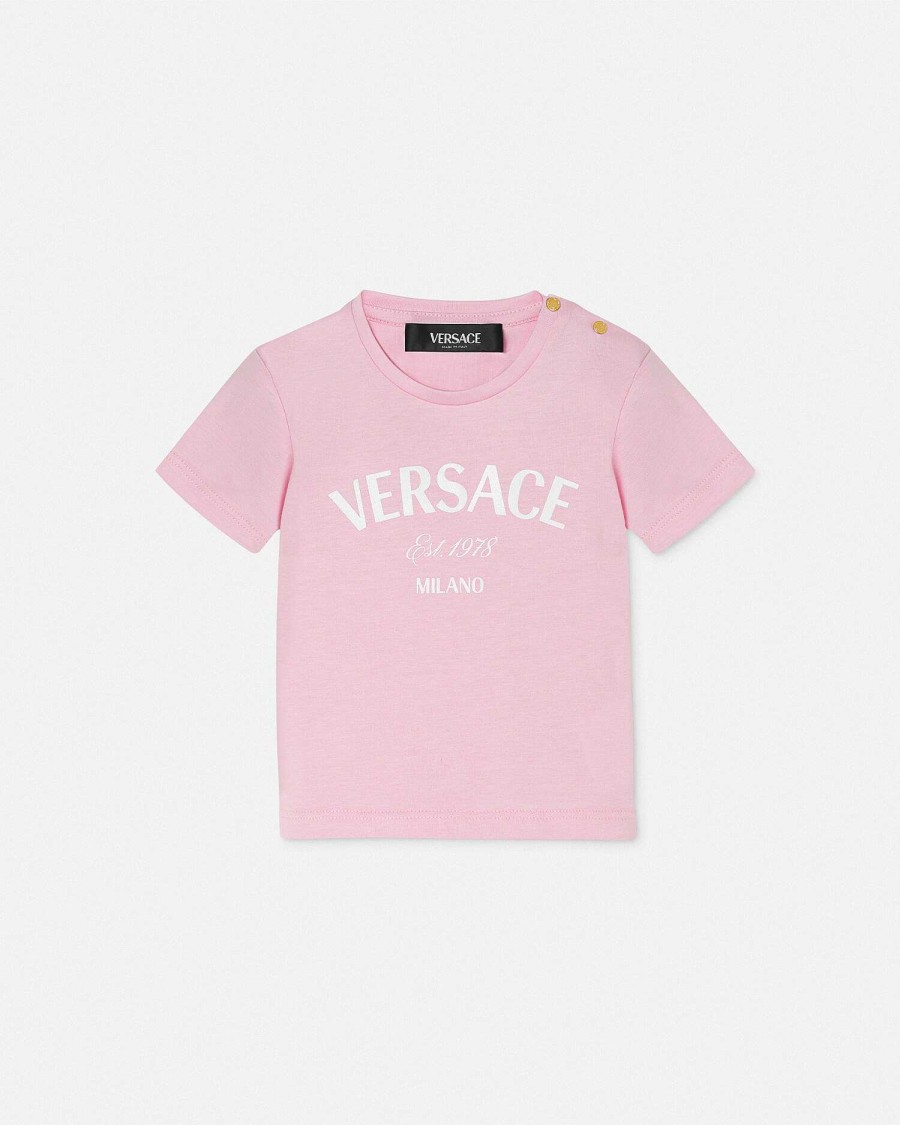 Online Versace Milano Stamp Baby Logo Clothing