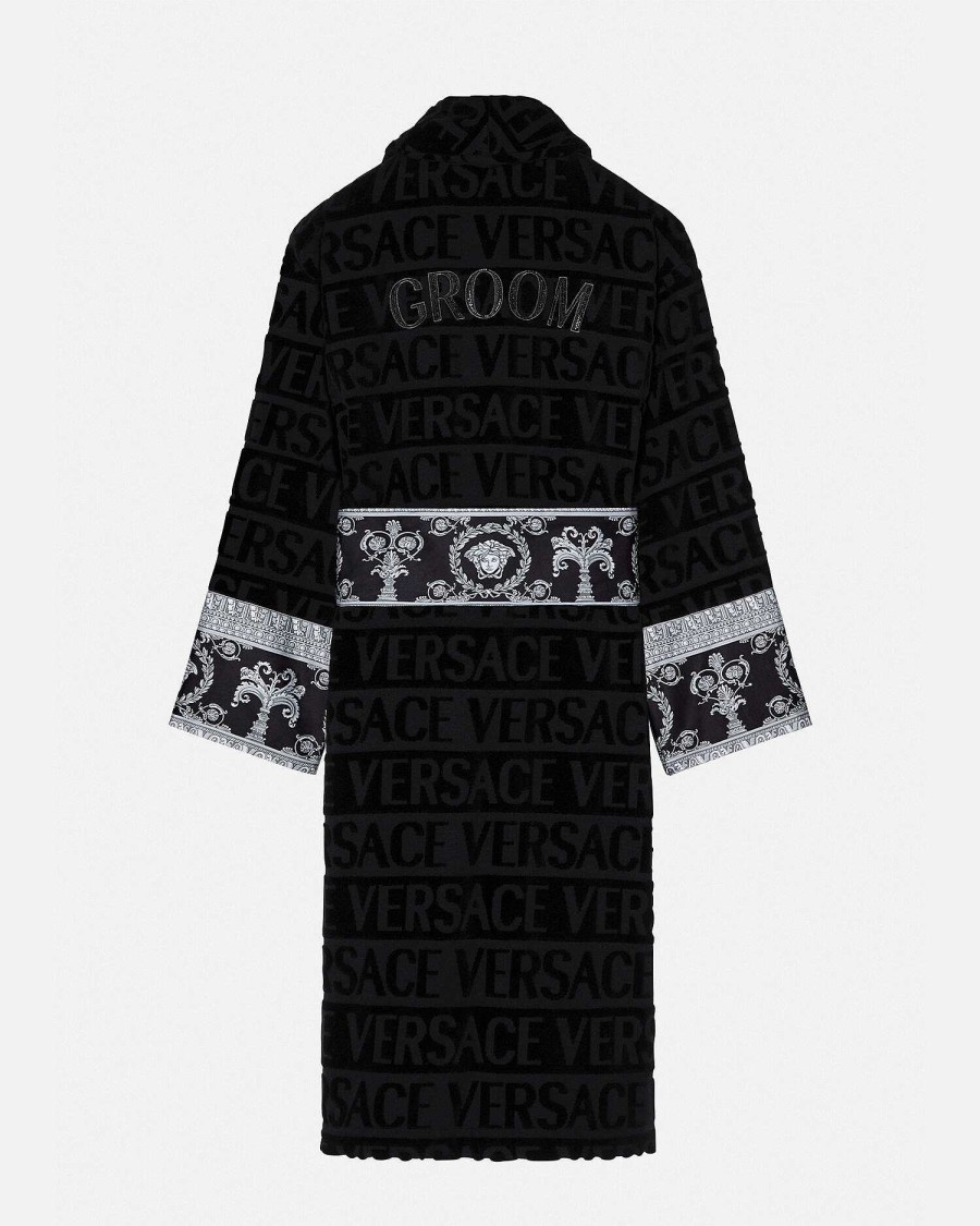 Best Crystal I Baroque Groom Bathrobe Bathrobes & Robes