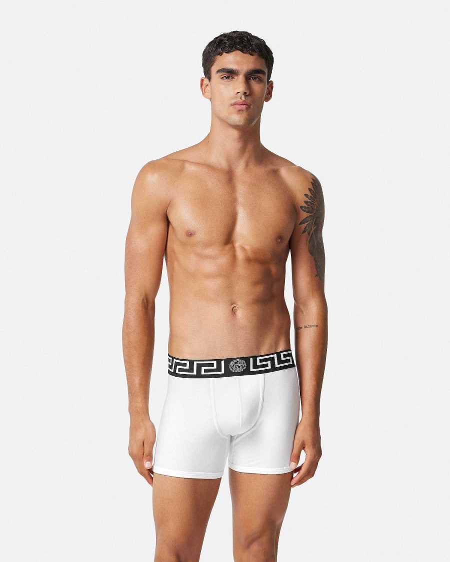 Online Greca Border Long Trunks Boxers