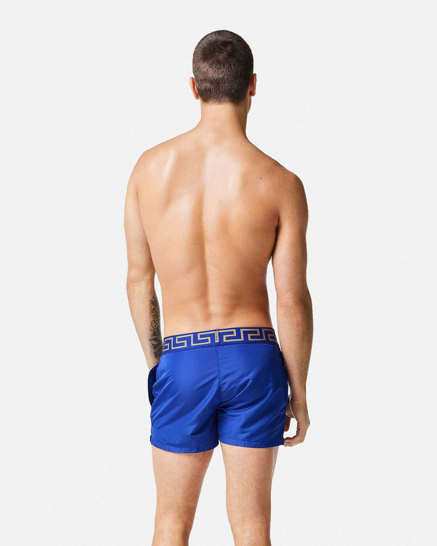 Hot Greca Border Swim Shorts Swimwear