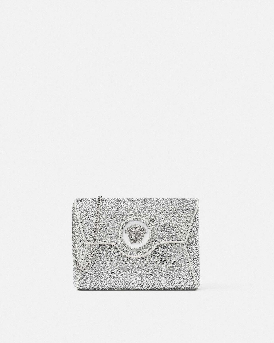 Best Crystal La Medusa Envelope Clutch Shoulder & Crossbody